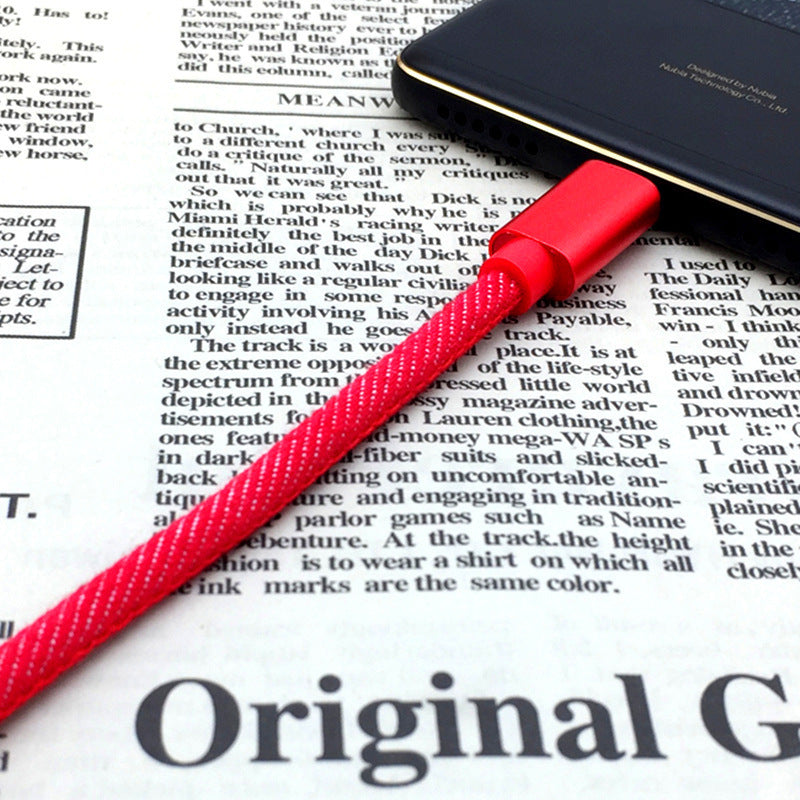 HKM-191187 Cowboy Style Type-C Charging Cable for Stable Data Transmission and Charging