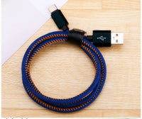 HKM-191187 Cowboy Style Type-C Charging Cable for Stable Data Transmission and Charging