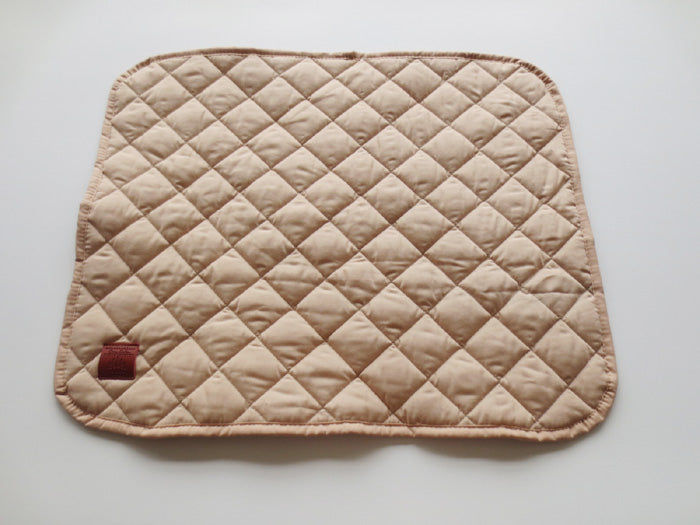HKM-1913149 Warm Cotton Dog Quilt Seat Cushion – Wine Red & Pink Check, 60cm x 70cm or 70cm x 100cm