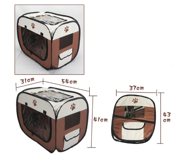 HKM-1913533 Pet Drying Bag for Dogs and Cats, Waterproof 600D Oxford Cloth, Folding Design, 54X31X41cm
