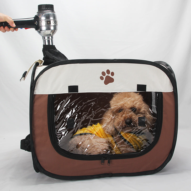 HKM-1913533 Pet Drying Bag for Dogs and Cats, Waterproof 600D Oxford Cloth, Folding Design, 54X31X41cm