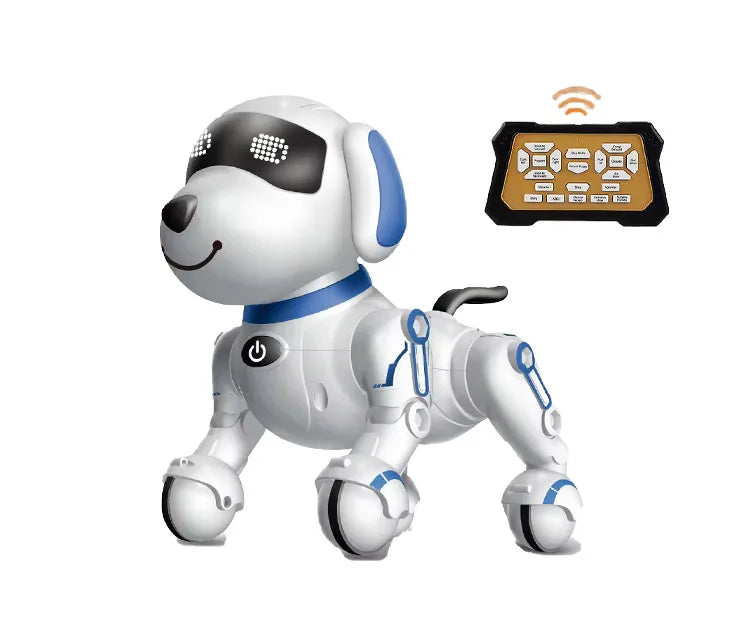 HKM-191379 Interactive Programmable Robot Dog with Lights and Sounds for Kids Ages 5 and Up