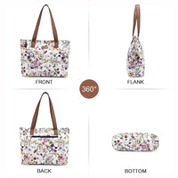HKM-191507 Multifunctional Oxford Shoulder Bags Set for 15.6in Laptop - Stylish Women's Tote Handbags