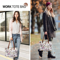 HKM-191507 Multifunctional Oxford Shoulder Bags Set for 15.6in Laptop - Stylish Women's Tote Handbags