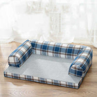 HKM-1915709 Removable and Washable Scratch-Resistant Linen Dog Sofa Bed with High Resilience Foam Cushion