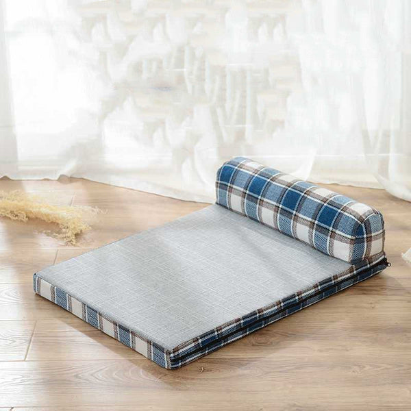 HKM-1915709 Removable and Washable Scratch-Resistant Linen Dog Sofa Bed with High Resilience Foam Cushion