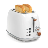 HKM-191699 Stainless Steel 2-Slice Electric Breakfast Sandwich Toaster with Automatic Pop-Up Function
