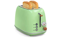 HKM-191699 Stainless Steel 2-Slice Electric Breakfast Sandwich Toaster with Automatic Pop-Up Function