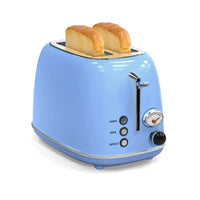 HKM-191699 Stainless Steel 2-Slice Electric Breakfast Sandwich Toaster with Automatic Pop-Up Function