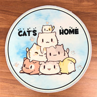 HKM-1917117 Pet Wear-Resistant Non-Slip Crawling Mat for Pets - Flannel Crystal Soft Fabric - Available in Cartoon Designs and Multiple Sizes