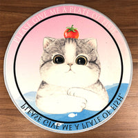 HKM-1917117 Pet Wear-Resistant Non-Slip Crawling Mat for Pets - Flannel Crystal Soft Fabric - Available in Cartoon Designs and Multiple Sizes