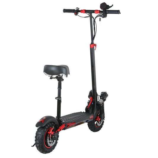 HKM-191827 800W Electric Scooter with Dual Suspension, 21Ah Battery, 45km/h Max Speed, Foldable Design, 11-Inch Tires