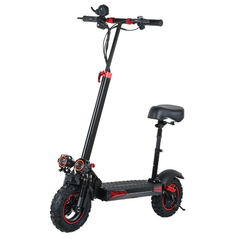 HKM-191827 800W Electric Scooter with Dual Suspension, 21Ah Battery, 45km/h Max Speed, Foldable Design, 11-Inch Tires