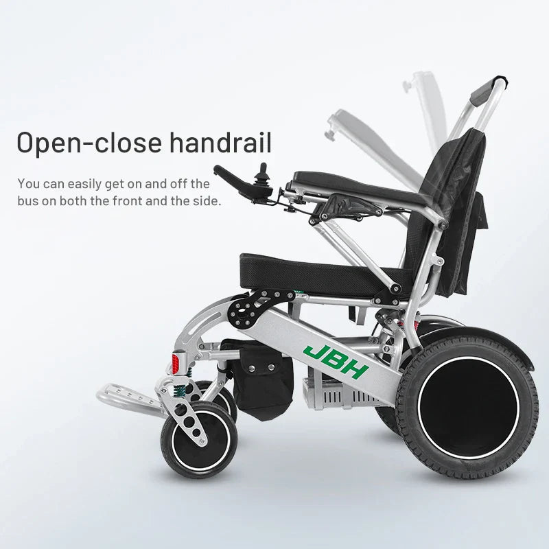 HKM-191827 Compact 6AH Lithium Battery Electric Wheelchair with Removable Battery and 120 kg Load Capacity