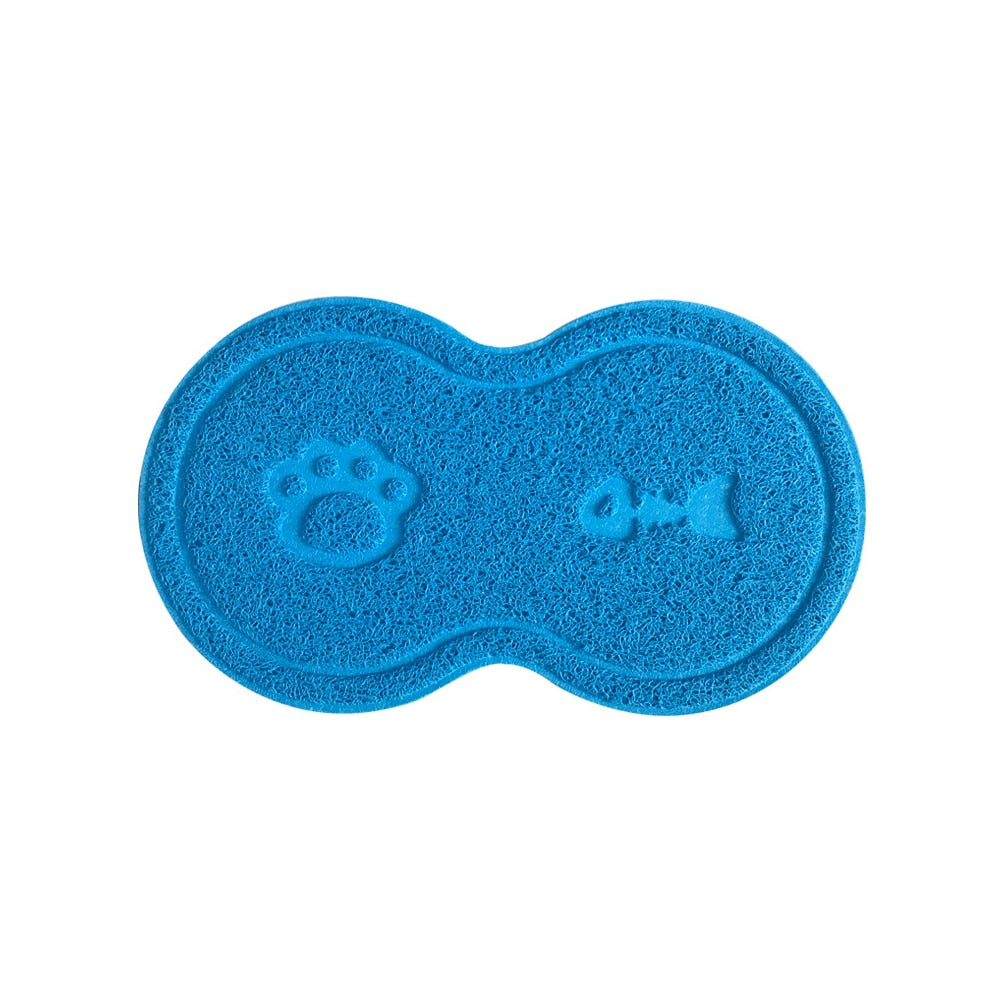 HKM-1918909 Cat Litter Pad - Large Size, Plastic Material, Available in Rose Red and Gray, 45.5 x 25.5 cm