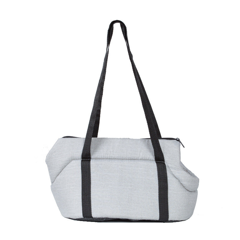 HKM-1919293 Portable Breathable Mesh Pet Carrier Bag for Small Dogs and Cats - Foldable Travel Handbag