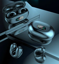 HKM-191955 Noise Cancelling Wireless Earbuds with LED Screen - Waterproof TWS Bluetooth Gaming Headphones