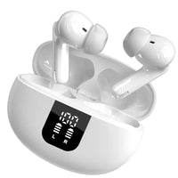 HKM-191955 Noise Cancelling Wireless Earbuds with LED Screen - Waterproof TWS Bluetooth Gaming Headphones
