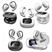 HKM-191955 Noise Cancelling Wireless Earbuds with LED Screen - Waterproof TWS Bluetooth Gaming Headphones