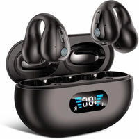 HKM-191955 Noise Cancelling Wireless Earbuds with LED Screen - Waterproof TWS Bluetooth Gaming Headphones