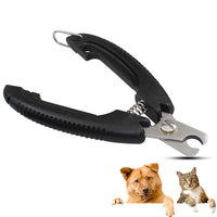HKM-1920829 Stainless Steel Pet Nail Clippers with Comfortable ABS Grip for Safe and Efficient Grooming