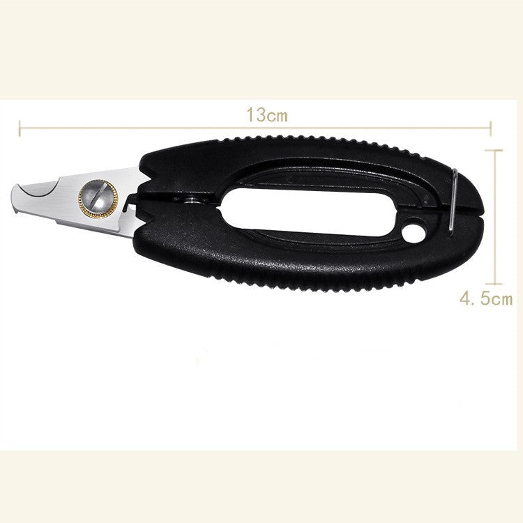 HKM-1920829 Stainless Steel Pet Nail Clippers with Comfortable ABS Grip for Safe and Efficient Grooming