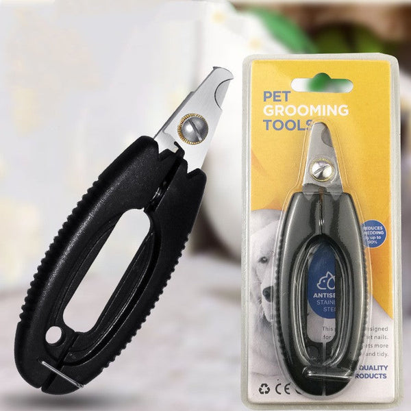 HKM-1920829 Stainless Steel Pet Nail Clippers with Comfortable ABS Grip for Safe and Efficient Grooming