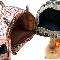 HKM-1921085 Cozy Cotton Nest Hammock for Small Pets - Chinchillas, Hamsters, and More