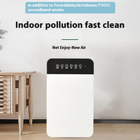 HKM-192147 Portable HEPA Air Purifier with Negative Ion Technology for Effective Formaldehyde and Haze Removal, Touch Control, UV Sterilization, Ideal for 200-300 sq. ft Rooms