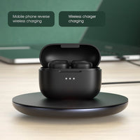HKM-192147 Wireless Mini Bluetooth Headset with 30 Hours Playtime and Charging Case, Model T19