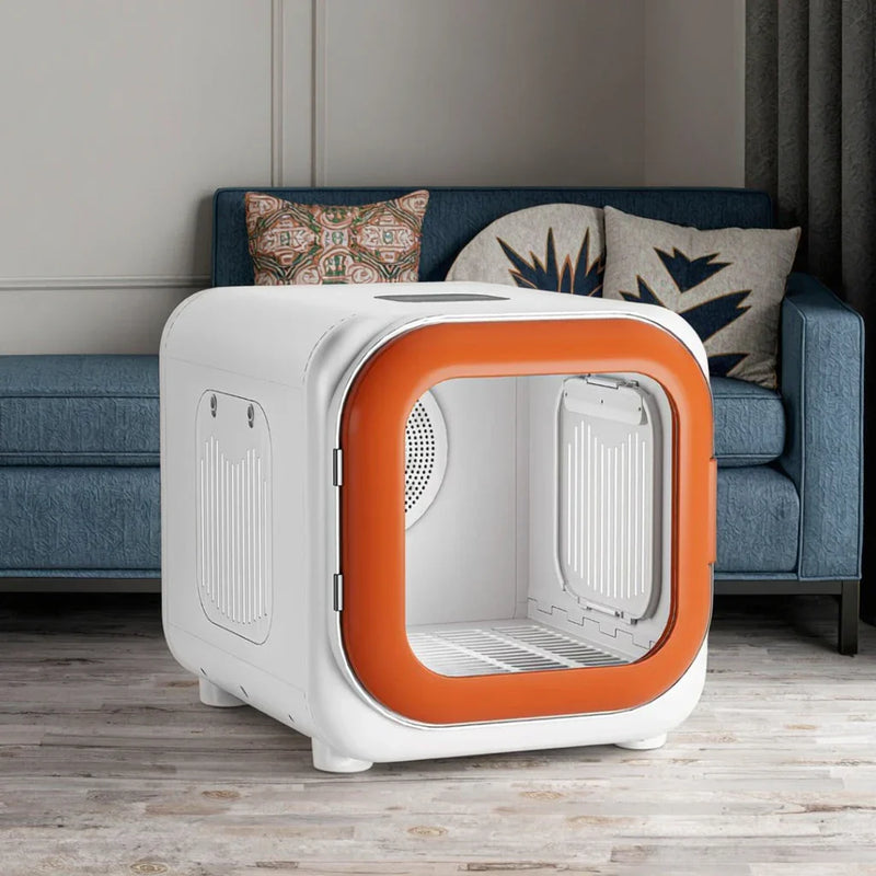 HKM-192211 Eco-Friendly ABS Large Capacity Pet Drying Box with Multiple Modes and Detachable Drainboard