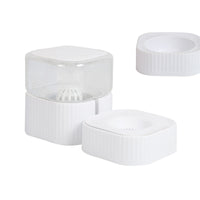 HKM-1923005 Magnetic Pet Bowl Feeder Set - Versatile Drinking Fountain and Feeding Solutions in Pink, Blue, Gray, and White