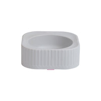 HKM-1923005 Magnetic Pet Bowl Feeder Set - Versatile Drinking Fountain and Feeding Solutions in Pink, Blue, Gray, and White