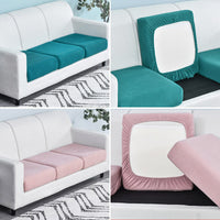HKM-192339 High Elastic Polyester Stretch Sofa Cover - Anti-Slip & Machine Washable, Multiple Sizes Available