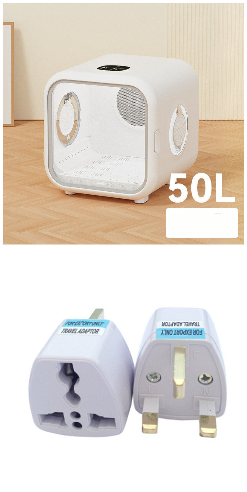 HKM-1925053 Fully Automatic Pet Intelligent Drying Box - Standard 50L & PRO 62L, Spiral Heating Wire, 220V Power