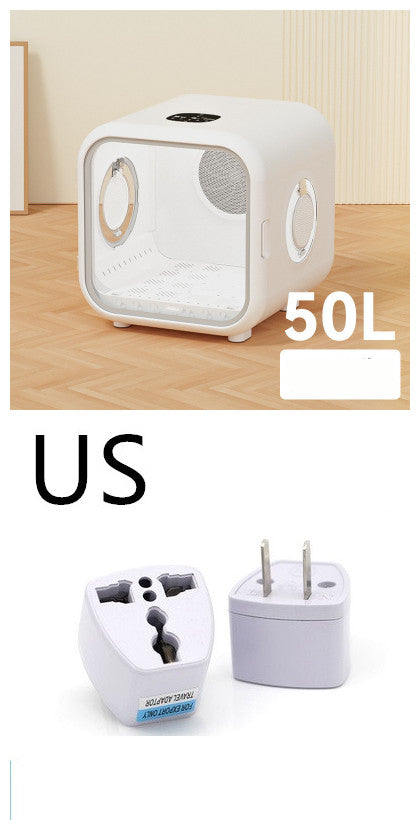 HKM-1925053 Fully Automatic Pet Intelligent Drying Box - Standard 50L & PRO 62L, Spiral Heating Wire, 220V Power