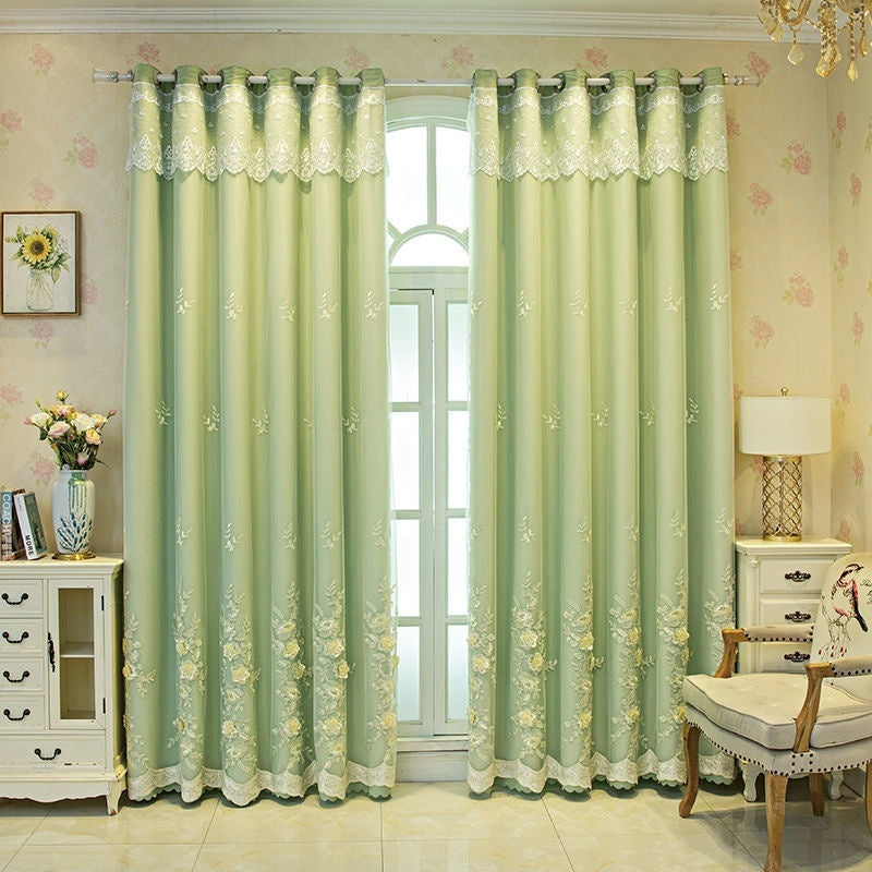 HKM-192659 Modern Double Open Curtain Set for Bedroom Shading – Various Sizes Available