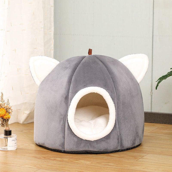 HKM-1926845 Comfortable Fully Enclosed Cat Nest Available in Multiple Colors and Sizes