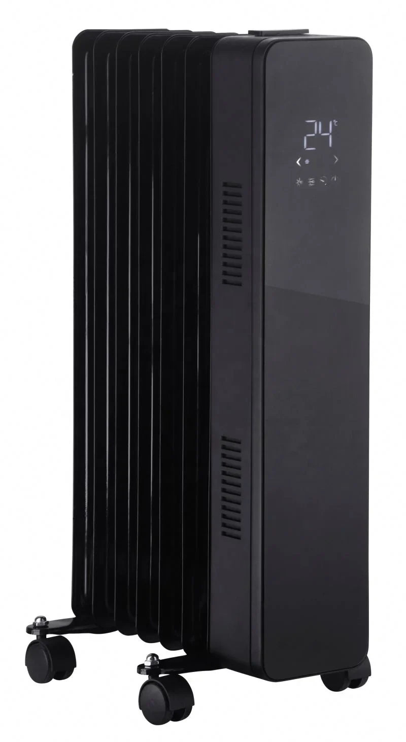 HKM-192723 Oil Filled Radiator Heater 1000-2500W with Wi-Fi, Adjustable Thermostat & Remote Control
