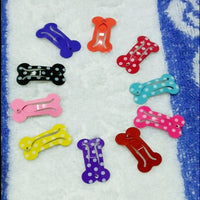 HKM-1927613 Colorful Metal Dog Hair Clips for Stylish Pet Grooming - 2.5 cm Size