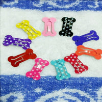 HKM-1927613 Colorful Metal Dog Hair Clips for Stylish Pet Grooming - 2.5 cm Size