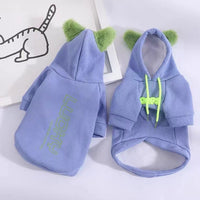 HKM-1928381 Schnauzer Bichon Teddy Autumn Winter Sweaters in Blue and Green for Small to Medium Dogs