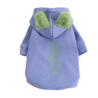 HKM-1928381 Schnauzer Bichon Teddy Autumn Winter Sweaters in Blue and Green for Small to Medium Dogs