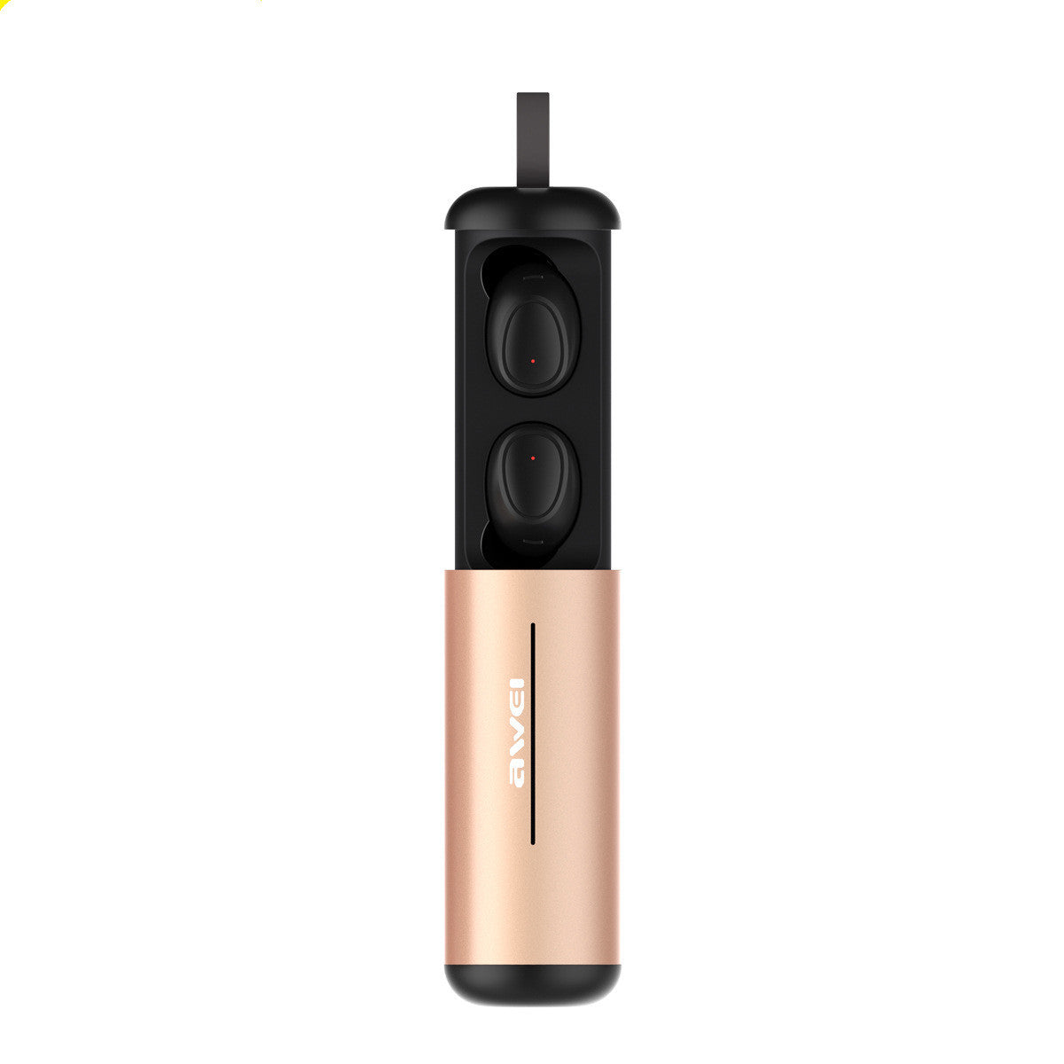HKM-192851 Dual Wireless Bluetooth Headset with Battery Display, Voice Control, Call Function, and Stereo Music Support