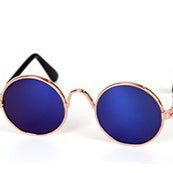 HKM-1930173 Pet Cat Sunglasses with Spring Legs for Comfortable Wear - Fun Accessory for Cats and Small Dogs