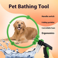 HKM-1930429 Foldable Portable Pet Washing Machine for Dogs and Cats - 360 Degree Cleaning Solution