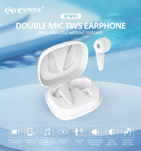 HKM-193107 Wireless Dual Mic Noise Reduction Earbuds with TWS Technology for Enhanced Sound Quality