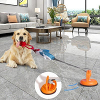 HKM-1931197 Interactive Shark Shaped Pet Toy with Suction Cup - Chew Toy for Dogs and Cats, Promotes Dental Health and Engagement