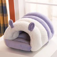HKM-1932605 Cozy All-Season Closed Cat Nest - Washable Winter Mat for Kittens