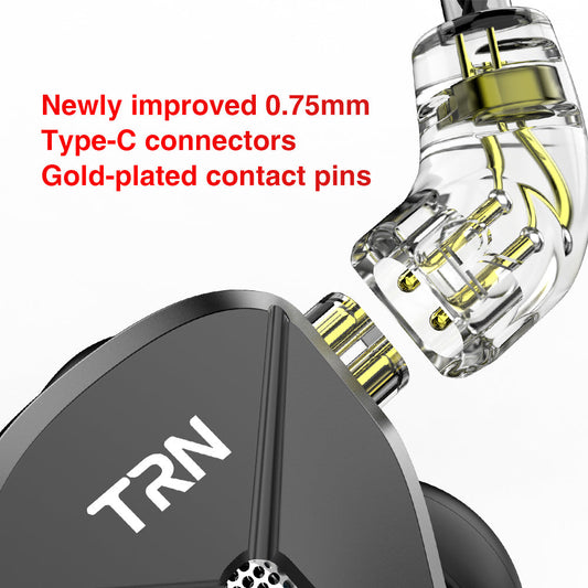 HKM-193299 High-Fidelity In-Ear Headset with 3.5mm Plug, Moving Iron Technology, and Skin-Friendly Silicone Sleeves
